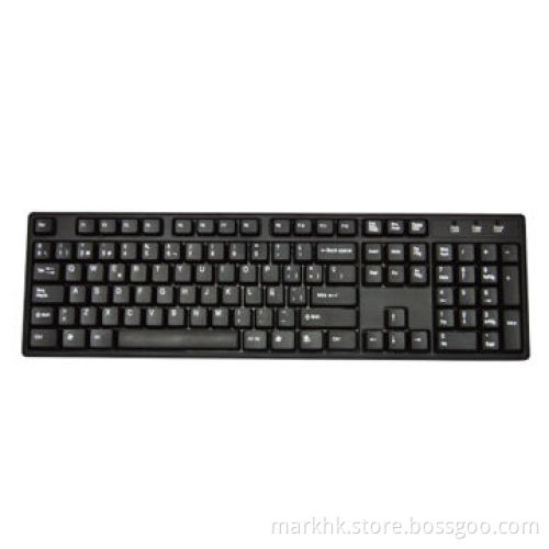 Computer Wired Keyboard, Membrane Key Switch, Available in Black Color
